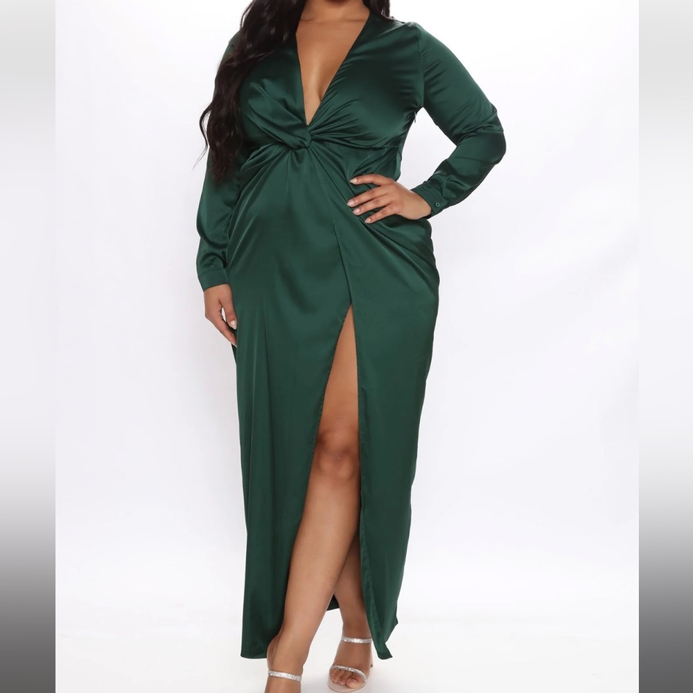 FASHIONNOVA satin dress